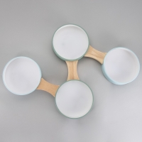 Люстра "Пиатти" 4LED 96Вт 3000-6000К синий зеленый 65х48х5 см BayerLux