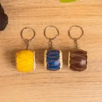 Сувенир брелок "Барабан" махагон, МИКС, 3,5х3,5х3 см