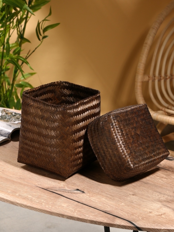 Корзинка плетеная "Рино" 20х20х24 см