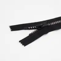 Молния &laquo;Трактор&raquo;, №8, неразъёмная, замок автомат, 18 см, чёрная