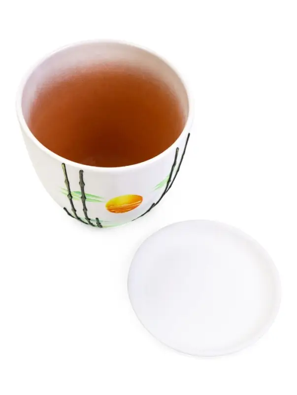 Набор горшков цветочный поддоном 4 шт 0,4 / 1 / 2,5 / 5 л керамика, Азия