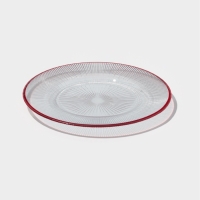 Тарелка десертная "Waterfall" 17 см, цвет прозрачный