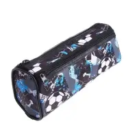 Пенал-тубус школьный Calligrata &laquo;Футбол&raquo;, на молнии, 2 отделения, МИКС