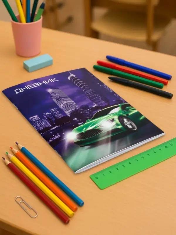 Дневник школьный для 1-11 классов, &laquo;Авто&raquo;, мягкая обложка, 40 листов