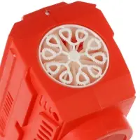 Генератор мыльных пузырей &laquo;Пистолет&raquo;, световые эффекты, работает от батареек, красный