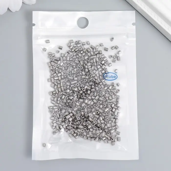 Бисер стекло 12/0 "Цилиндр. Металлик" 10 гр