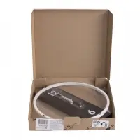 Часы настенные, интерьерные, бесшумные, d-30 см, металл с деревянным основанием