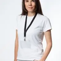 Лента для бейджа Neckband, черная