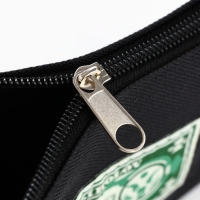 Пенал школьный мягкий 20х11 см, 1 сентября: I`m done, текстиль, черный