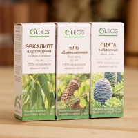 Эфирное масло "Пихта, Эвкалипт, Ель", набор 3 шт по 10 мл Oleos