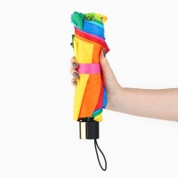 Зонт женский радужный &laquo;Наслаждаюсь дождём&raquo;, 10 спиц.