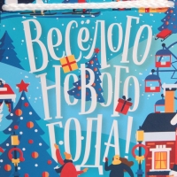 Пакет-коробка &laquo;Веселья и Озорства&raquo;, 23 х 18 х 11 см, Новый год