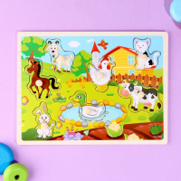 Рамка-вкладыш &laquo;Животные на ферме&raquo;