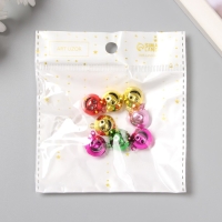 Набор декора для творчества металл "Смайл" цветные набор 8 шт