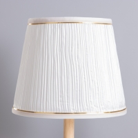 Лампа настольная "Луиза" 1х40Вт Е27 1х5Вт LED черный/дымчатый 25х25х43см