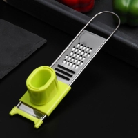 Тёрка для чеснока с держателем Доляна &laquo;Гауди&raquo;, 22&times;4,5 см, цвет МИКС