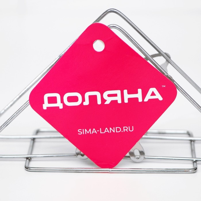 Салфетница Доляна «Бабочки», 6×14×8 см, цвет хром Салфетница Доляна «Бабочки», 6×14×8 см, цвет хром