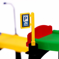 Гараж &laquo;Мегапаркинг&raquo;, 3 металлические машины, аксессуары