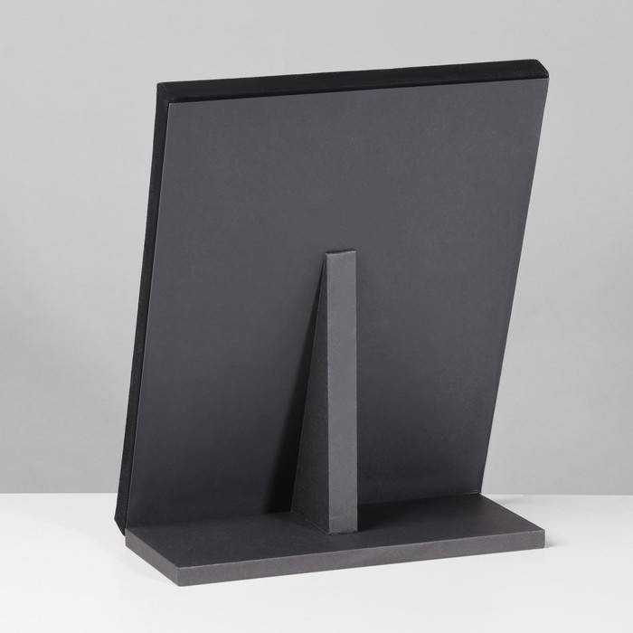 Подставка под кольца 50 мест, флок, цвет чёрный 20&times;9,7&times;24 см