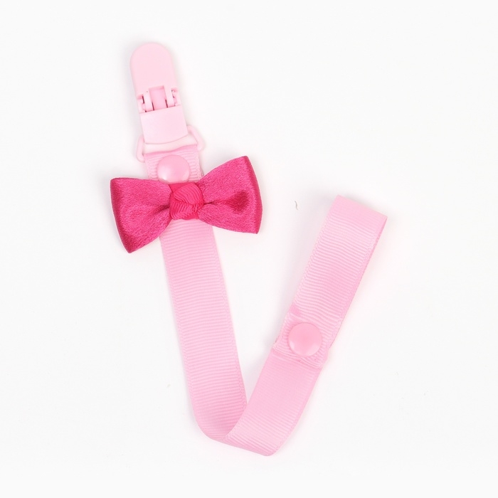 Держатель для соски - пустышки &laquo;Маленькая леди&raquo;, на ленте