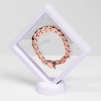 Подставка для украшений &laquo;Ромб&raquo;, 11&times;11 см, цвет белый