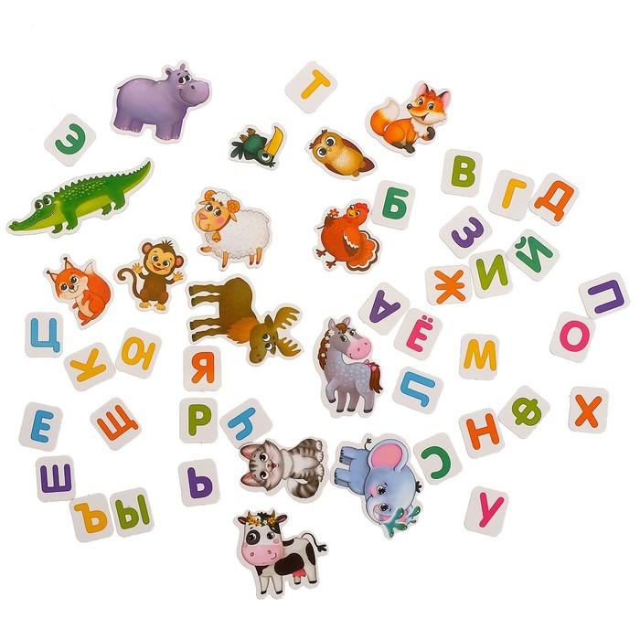 Магнитная книжка-игрушка &laquo;Алфавит&raquo;, 8 стр.