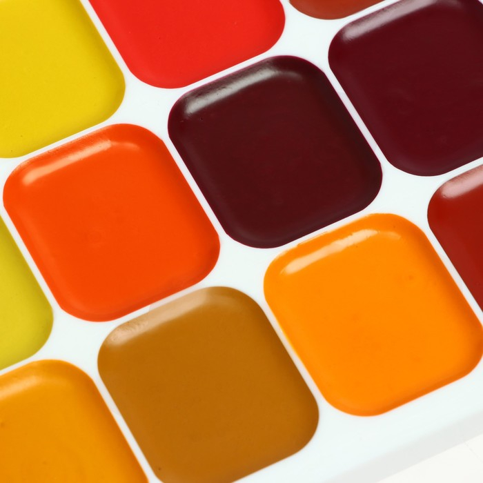 Акварель "Луч" De Luxe, 24 цвета, без кисти