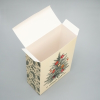 Коробка подарочная новогодняя складная &laquo;Новогодняя ёлка&raquo;, 22 х 30 х 10 см, Новый год