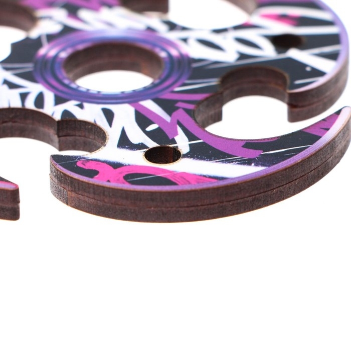 Деревянное оружие, детское сувенирное &laquo;Граффити&raquo;, нож сюрикен, 8 см