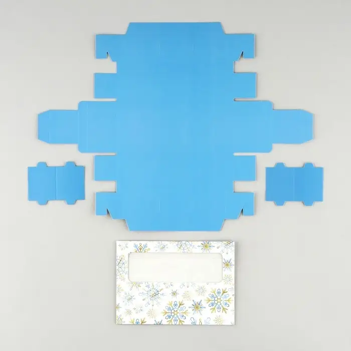 Коробка под 3 конфеты с ячейками &laquo;Золото в Новом году&raquo;, 13.3 х 3.3 х 5.8 см