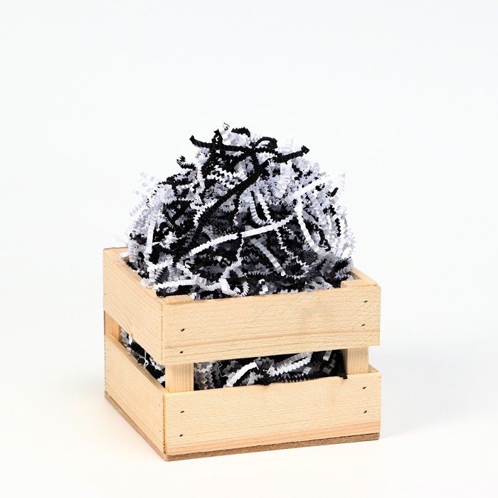 Наполнитель бумажный &laquo;Инь Янь&raquo;, микс, бело-черный, 1000 г