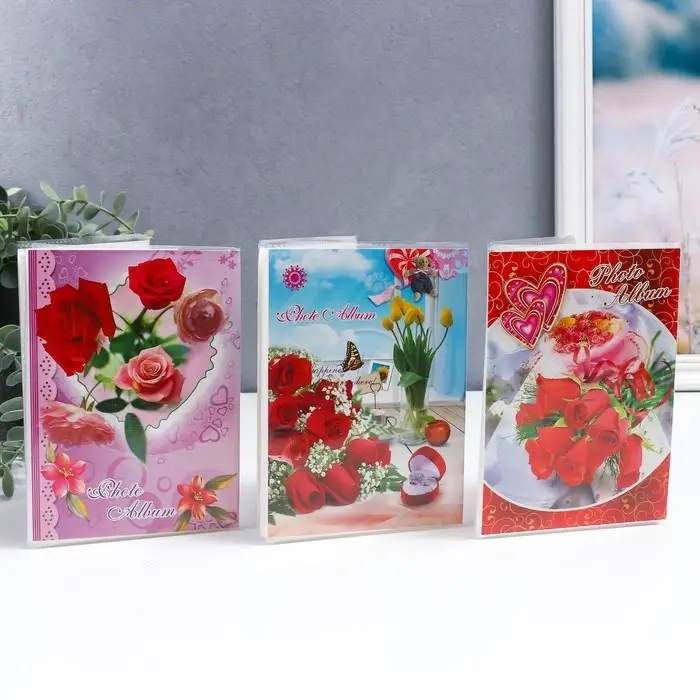 Фотоальбом на 36 фото 10&times;15 см &laquo;Ассорти&raquo;, 17&times;12&times;3 см, МИКС