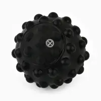 Игрушка пищащая "Мячик" для собак, 6,5 см, черная