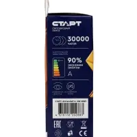 Лампа светодиодная СТАРТ, 10 Вт, Е14, С37, 4000К, 800 Лм, холодный (нейтральный) свет