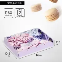 Коробка для печенья, &laquo;Комплимент&raquo;, 14&times;10.5&times;2.5 см