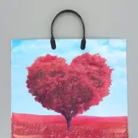 Пакет "В облаках", полиэтиленовый с пластиковой ручкой, 38 х 34 + 3 см, 90 мкм