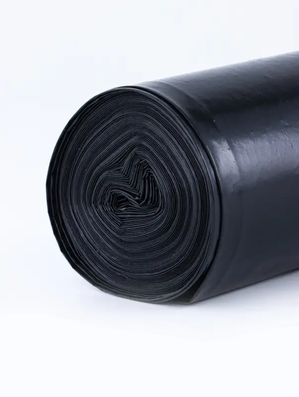 Мешки для мусора 360 л, ПНД, 80 мкм, 10 шт в рул, цвет черный