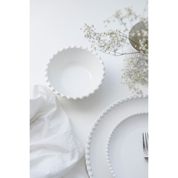 Миска фарфоровая Magistro &laquo;Лакомка&raquo;, 200 мл, d=11 см, цвет белый