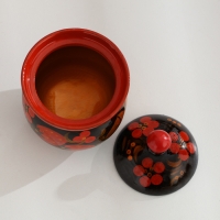 Набор специй &laquo;Земляничка&raquo;, средний, 15&times;15&times;6 см, хохлома