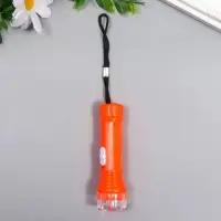 Фонарик брелок для ключей на кольце &laquo;Световой луч&raquo;, 9.5&times;3&times;3 см, МИКС