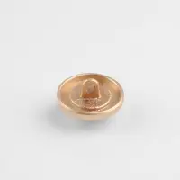 Пуговица металлическая на ножке &laquo;Сатурн&raquo;, декоративная, d=18 мм, цвет бежевый, золотой