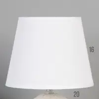 Лампа настольная "Песочные замки" 1х40Вт Е14 белый 21х21х32 см RISALUX