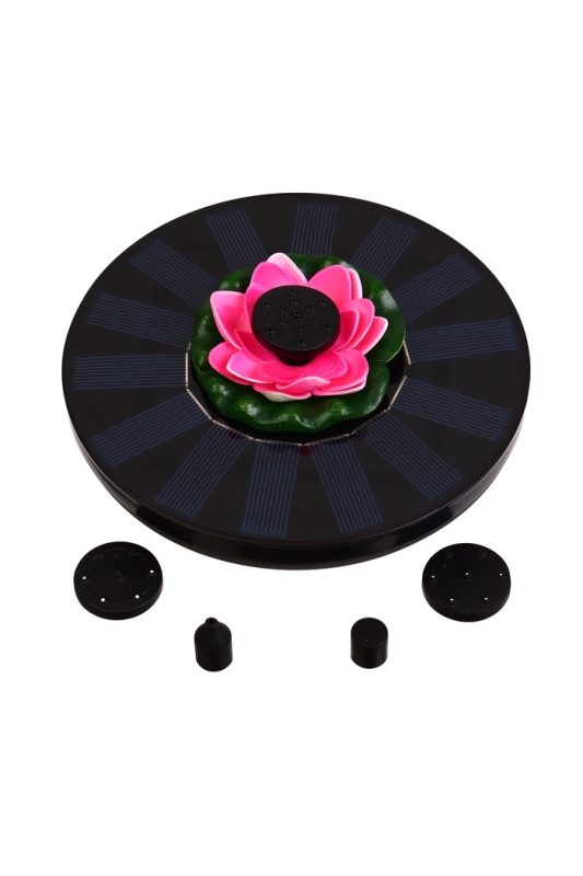 Плавающий фонтан &laquo;Лотос&raquo;, 7 Вт, 200 л/ч, на солнечной батарее