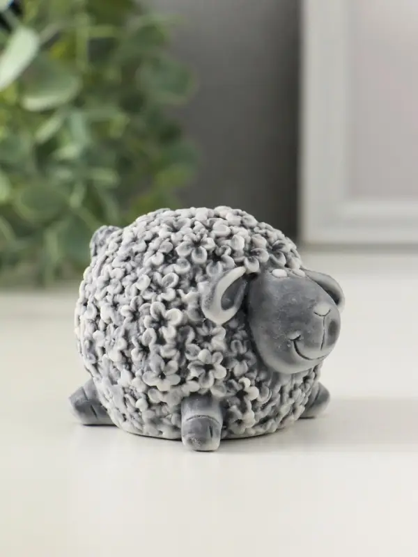 Сувенир "Барашек в цветочках" 5 см