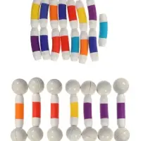 Конструктор магнитный "Развивающие трубы", 36 деталей