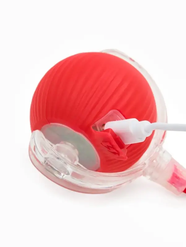 Интерактивная игрушка для кошек "Убегающий хвост", красная