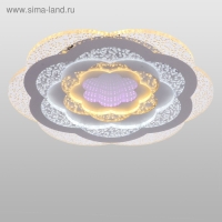 Светильник с ПДУ 660608N LED 160Вт 3 режима 3000-6000К диммер белый 50х50х7,5 см BayerLux