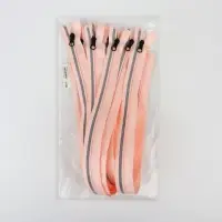 Молния &laquo;Спираль&raquo;, №5, разъёмная, со светоотражающей полосой, замок автомат, 60 см, розовая