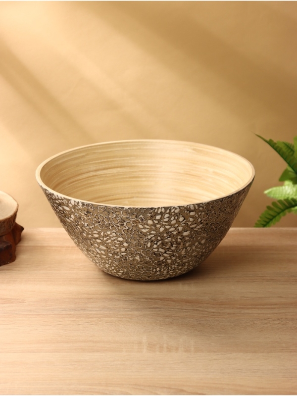 Салатник 29х29х13,5 см, бамбук