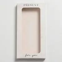 Коробка для шоколада, кондитерская упаковка, &laquo;For you&raquo;, с окном, 17.3 х 8.8 х 1.5 см